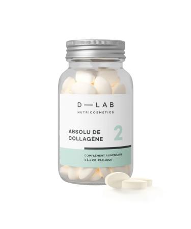 D-LAB Absolute Marine Collagen | 1 Month Anti-Aging Food Supplement | Visibly Reduces Wrinkles Firms and Smoothes Skin Stimulates Natural Collagen Production