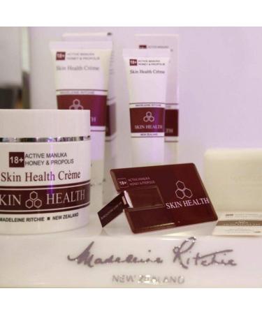 MADELEINE RITCHIE 18+ Active Manuka Honey & Propolis Skin Health Creme 2.7 fl. oz. - For Eczema, Psoriasis, Dermatitis, Acne & Dry Skin - Buy Online on GoSupps.com