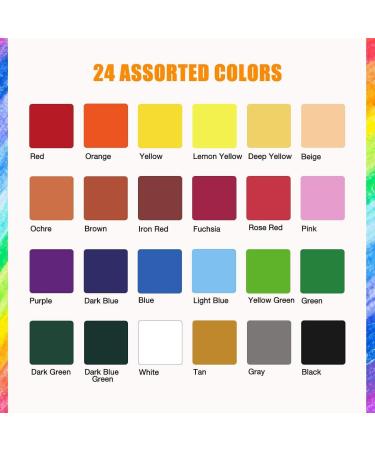 PENTRISTA 24+1 Oil Pastels Set with Sharpener & Holder - Non-Toxic Crayons for Kids & Artists, Ideal for Indoor Activities - Buy Online on GoSupps.com