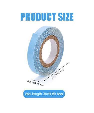 2 Rolls Hair Extension Tape 9.84 Feet Hair Wig Tape Double Sided Adhesive Tape Toupee Tape for Hair Extensions Hair Extension Tape Tabs Beauty Tools Hairstyling Essentials for Girls Women - Buy Online on GoSupps.com