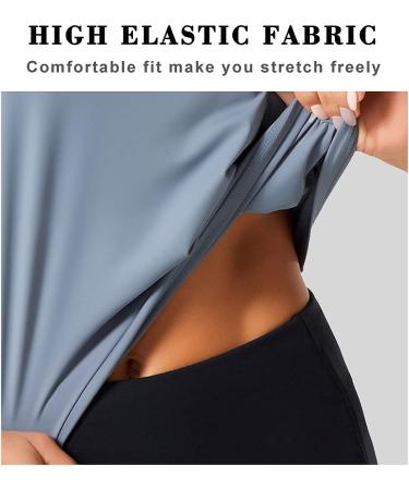 Sleeveless Yoga Workout Tank Top for Women - Dragon Fit Small Blue - Buy Online on GoSupps.com