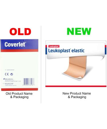 Leukoplast Elastic Fabric Latex-Free Bandages Patch - Bulk Box of 50 (4 x 2.75) | Adhesive Bandages - Buy Online on GoSupps.com