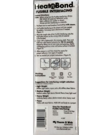 Therm O Web Heat N Bond Light Weight Fusible Interfacing White 20x36 - 4 Pack - Buy Online on GoSupps.com