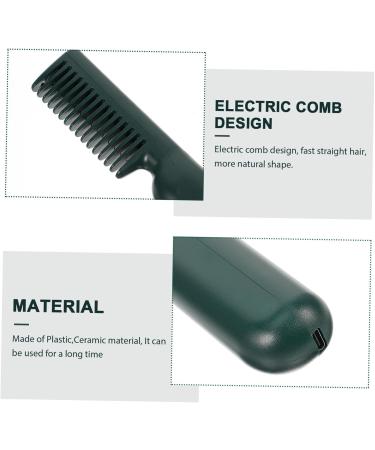 Didiseaon Hair Straightener Comb - Portable Electric Heating Tool for Straight Hair USB Ceramic Hairstyling Comb - Buy Online on GoSupps.com