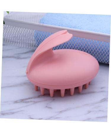 Partykindom 3-in-1 Shower Hairbrush & Scalp Massager for Hair Growth - Pink Shampoo Brush with Automatic Massage Function - Buy Online on GoSupps.com