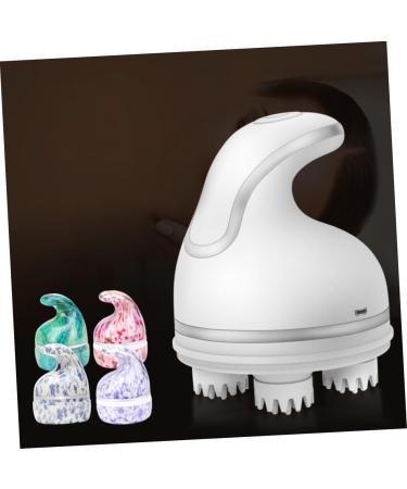 FRCOLOR 2 Pcs Electric Head Massage Brush & Scalp Massager - Relaxing White Pet Massager for International Shipping - Buy Online on GoSupps.com