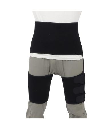 Waterproof Adjustable Hip Brace - Compression Support Wrap for Fitness & Hip Pain Relief | International Shipping - Buy Online on GoSupps.com