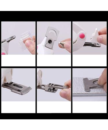 OUSIKA Nail Clippers Ergonomic Design Portable and Durable Fake Nail Scissors Plastic U-Shaped Scissors French Nail Clippers Nails - Buy Online on GoSupps.com