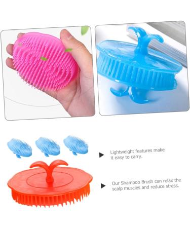Soesfoufu 4-Pack Scalp Massager Shampoo Brush - Ultimate Hair Care & Dandruff Relief - Buy Online on GoSupps.com