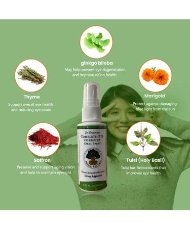 Dr. Grossman's Complete Eye Formula 2oz (Oral Spray) - Buy Online on GoSupps.com