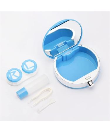 Infeksiya Black Contact Lens Cover & Travel Case - Portable Plastic Storage & Soak Box Holder - Buy Online on GoSupps.com