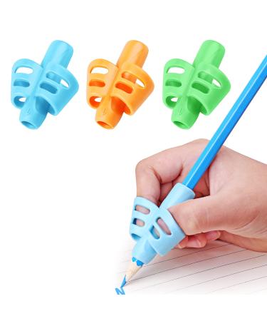 Dmfly pencil handles dmfly pencil handles for the handwriting of children pencil assistance for children grip set posture correction tool for preschool age hollow ventilation design 3E blue blue orange - Buy Online on GoSupps.com