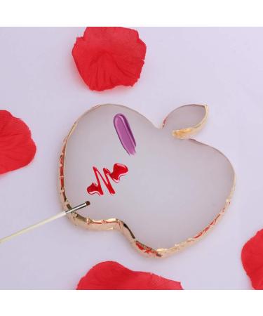 1pc Polish Mix Palette Nail Mixing Makeup Palette Resin Nail Art Holder Manicure Nail Palette Nail Art Mixing Palette Color Mixing Pigment Foundation Cosmetic White Board - Buy Online on GoSupps.com