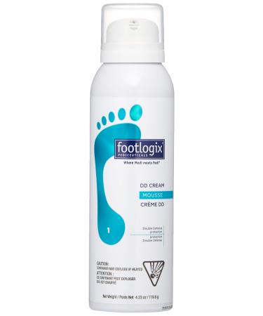 FOOTLOGIX DD Cream Mousse  White  4.23 Ounce