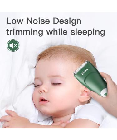 Professional Baby Hair Clippers - Silent, Waterproof Cutting Kit with Ceramic Blades for Kids & Adults (Emerald) - Buy Online on GoSupps.com