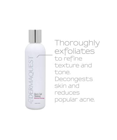 DermaQuest Advanced Therapy Foaming Glyco Gel Cleanser - 15% Glycolic & Lactic Acid for Oily Skin - 6 oz - Buy Online on GoSupps.com