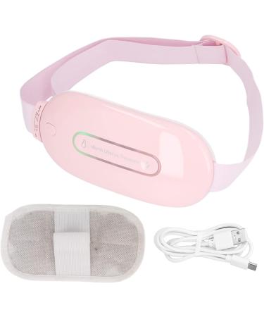 Portable Heating Pillows for Cramps & Back Pain - 3 Gears Fast Warming Intelligent Massage | Pink Electric Waist Belt Gifts for Women & Girls - Buy Online on GoSupps.com