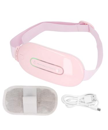Yumili heating belt electrical menstrual heating belt 3 corridors fast warming intelligent massage electrical waist belt for women pink