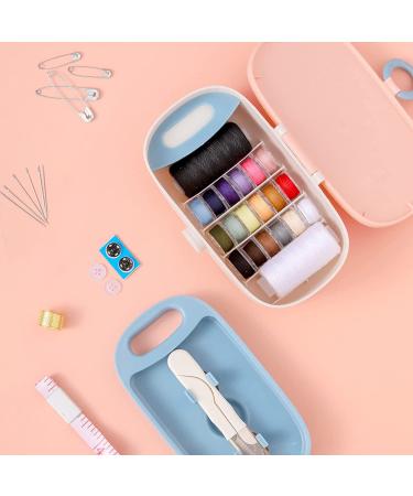 Missraza Portable Sewing Kit for Adults - Plastic Box with Needles, Threads & Accessories - Buy Online on GoSupps.com