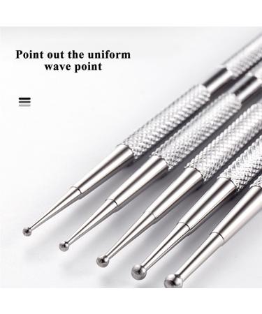 Nail Dotting Pen Dual-Ended DIY Design Nail Art Dot Paint Manicure Kit 5PCS Brushes - Buy Online on GoSupps.com