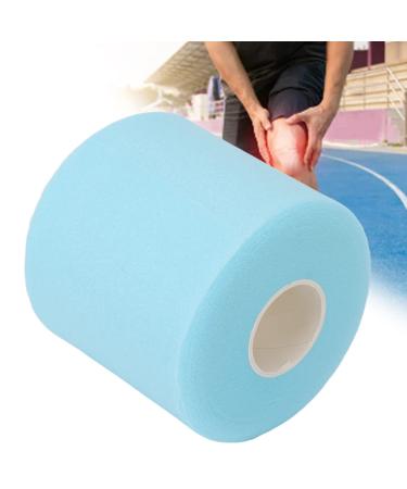 Pre Wrap Athletic Tape for Elbow Knees Ankles Mutifunctional Foam Underwrap Sports Foam Ankle Breathable Skin Friendly Foam Underwrap for Fitness(Blue)