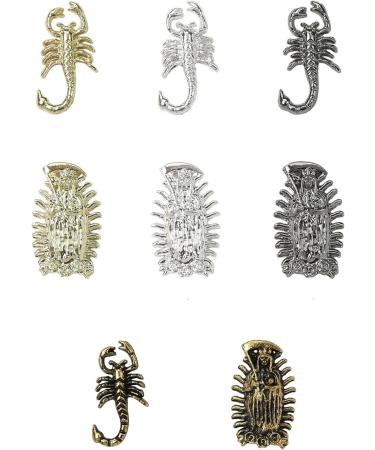 FEIlei Embossed Nail Charms 3D Scorpion Nail Art Accessories for DIY Nail Art Design Nail Art Decoration Jewelry Making - Buy Online on GoSupps.com