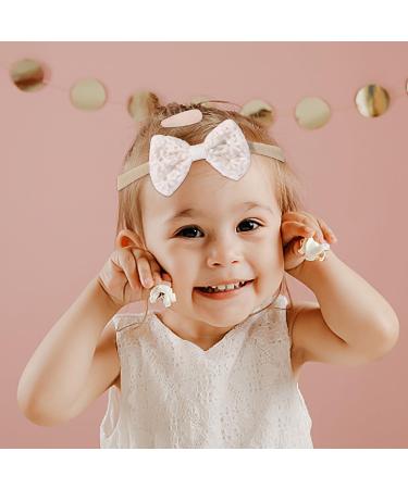 12-Piece Toddler Hair Accessories Set | Cute Head Cover Looped Hair Ties & Printed Clips for Newborns & Babies | International Shipping - Buy Online on GoSupps.com