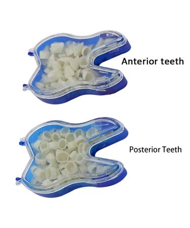 Dental Temporary Crown Kit - 60 Pcs Veneers for Front & Molar Teeth - Buy Online on GoSupps.com