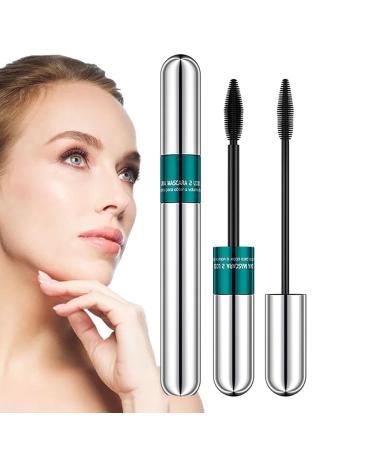 Mascara Makeup | Lash Mascara With Two Brush Smudge Proof Thick Dense Curling Mascara Lash Extension For Sensitive Eyes Last All Day Waterproof Make Up For Women Sensitive Eyes Rowces
