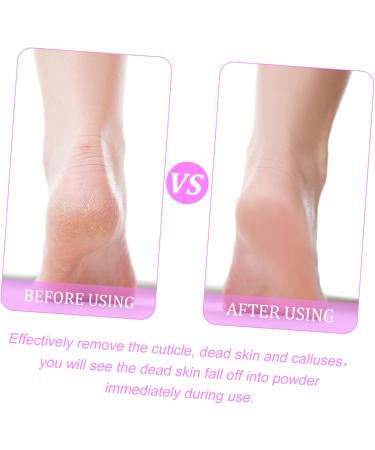 Beatifufu Glass Foot Rub Foot Scrubber Pedicure Tools Foot Sander Foot Filer Foot File Kit Foot Remover Foot Pedicure No Crease Hairpin Black Foot Peel Tool Heel Scraper Abs - Buy Online on GoSupps.com