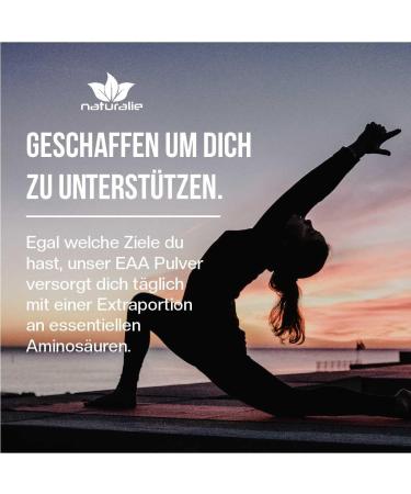 Buy naturalie EAA Powder - Pure Essential Amino Acids | 500g Organic Bag | Flavorless & Sweetener-Free | High Bioavailability - International Shipping Available - Buy Online on GoSupps.com