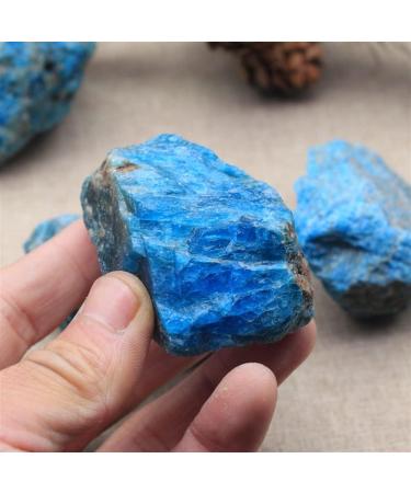 Crystal 200g Natural Large Size Raw Blue Apatite Rough and Gemstone Suitable for Home Office Decoration FZUGEDRLI - Buy Online on GoSupps.com
