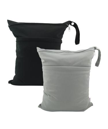 Alvababy 2 piece of diaper bag Wetbag reusable nast pockets for on the go reusable with two zip pockets diaper bags for babies diapers l2629-de l2629 2 pieces - Buy Online on GoSupps.com