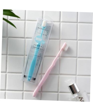 Buy FRCOLOR Nano Ultra-fine Soft Toothbrush - 2pcs Portable Toothbrush for Daily Teeth Cleaning | Ideal for Pregnant Women - International Shipping Available - Buy Online on GoSupps.com
