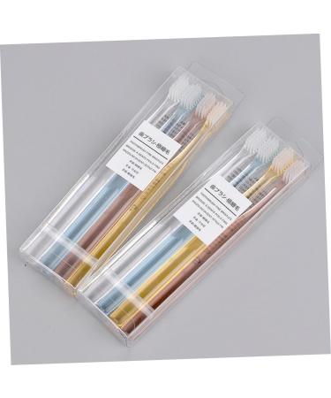 Buy HOMSFOU 8pcs Small Head Travel Toothbrush Set - Perfect for International Shipping - Buy Online on GoSupps.com