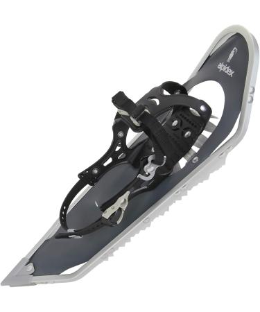 ALPIDEX Snowshoes for Men & Women Aluminum Frame Size 38+ Up to 130 kg Includes Carrying Bag Durable Grey Design - Buy Online on GoSupps.com
