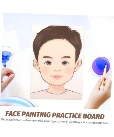  NUOBESTY NUOBESTY face exercise board eyeshadow practice chart cosmetic practice face face face painting exercise board - Buy Online on GoSupps.com