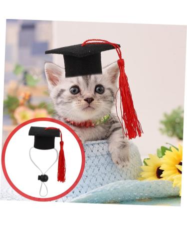 Beavorty 2-Part Elastic Doctor Cap Hat Set for Dogs - Stylish Dog Clothing & Headband for Men - Party & Costume Accessory - Red 5.5x3.5cm - Buy Online on GoSupps.com