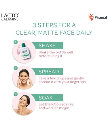 Lacto Calamine Oil Control Face Lotion 120ml- Mattifying Formula - Buy Online on GoSupps.com
