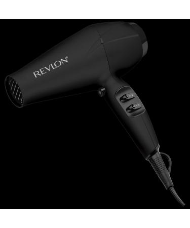 Revlon RVDR5281F Tourmaline Ionic Technology Hair Dryer with Diffuser Powerful Salon Hair Dryer Quick Dry 3 Heat/2 Speed Settings Less Frizz Shiny and Smooth Hair Black - Buy Online on GoSupps.com