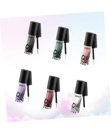 FRCOLOR 6pcs Eyeshadow Sparkling Liquid Eyeliner Glitter Shinny Eyeliner Eye Shadow Flash - Buy Online on GoSupps.com