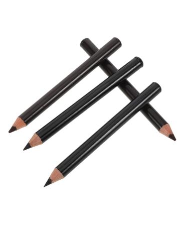 WOONEKY 4pcs Wooden Eyebrow Pencil Makeup Brow Pencil Eye Brow Makeup Pencil Brow Filler Pen Shaper