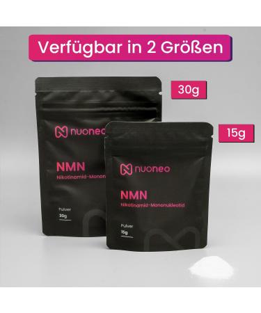 Nuoneo NMN Powder (15G) - 99% Purity Tested in Germany Bioactive Nicotinamide Mononucleotide for Dogs & Cats - High-Quality Raw Material - Buy Online on GoSupps.com