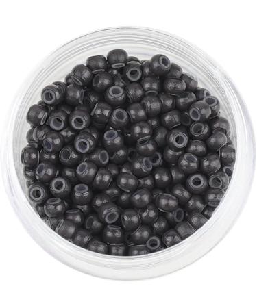 800PCS #3 Dark Brown Silicone Lined Nano Rings for Hair Extensions - Kullke Hair Extension Beads - Buy Online on GoSupps.com