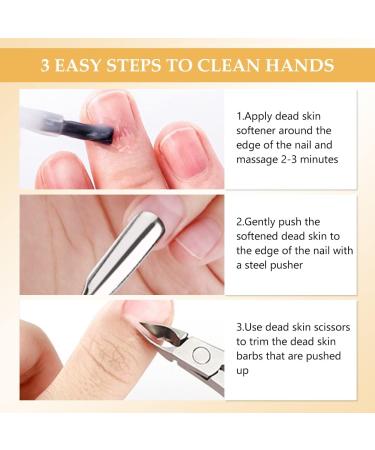 Cuticle Nippers Cuticle Cutter Nail Cuticle Remover Professional Cuticle Nippers Scissors Cutters Removers Stainless Steel Best Nail Care Tool for Manicure and Pedicure (Silver) Argent - Buy Online on GoSupps.com