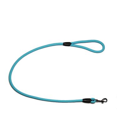 Leash - Rope leash with hand loop Basic 10mm 27 colours 7 lengths (1.00 m turquoise) 1.00 m turquoise