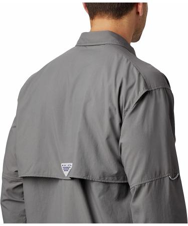 Columbia Men's Bahama II Long Sleeve Shirt - City Grey, Size Large - Buy Online on GoSupps.com