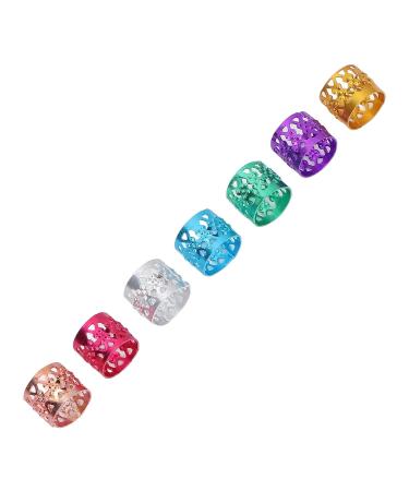 100 Pieces Hair Braid Cuff Rings - Dreadlocks Pearls & Bohemian Hip Hop Wig Accessories - Buy Online on GoSupps.com