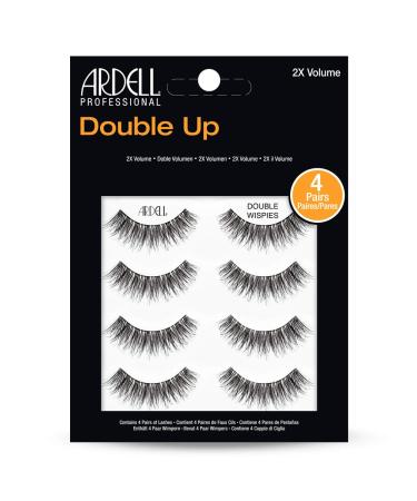Ardell Double Up Wispies 4 Pairs 4 Pair (Pack of 1) - Buy Online on GoSupps.com