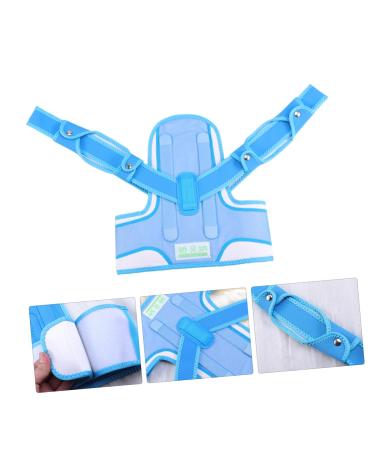 NOLITOY Shoulder Support Brace Shoulder Posture Brace Kickstand Strap Orthotics Brace for Posture Posture Posture Trainer Child Plate Pearlescent S Blue